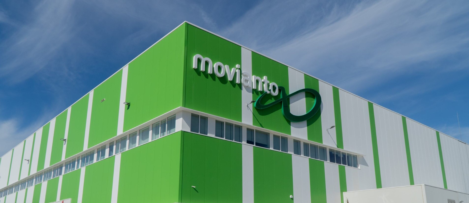 Movianto Spain Numancia warehouse top view of the building